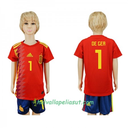 Jalkapallo Pelipaidat Espanja De Gea 1 Lasten World Cup 2018 Kotipaita